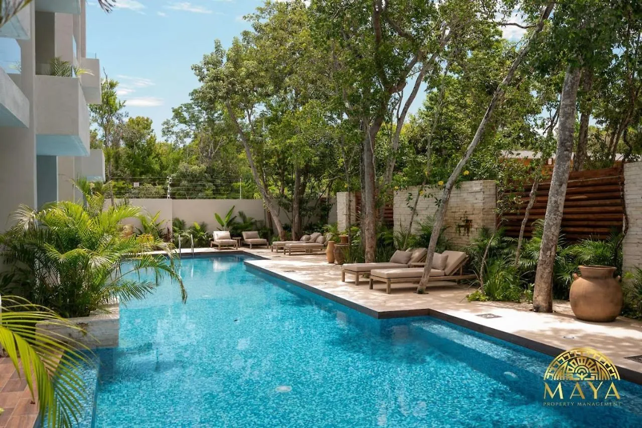 Nhoa 206B Lux 1Br Condo Jungle View In Aldea Zama Tulum 0*,